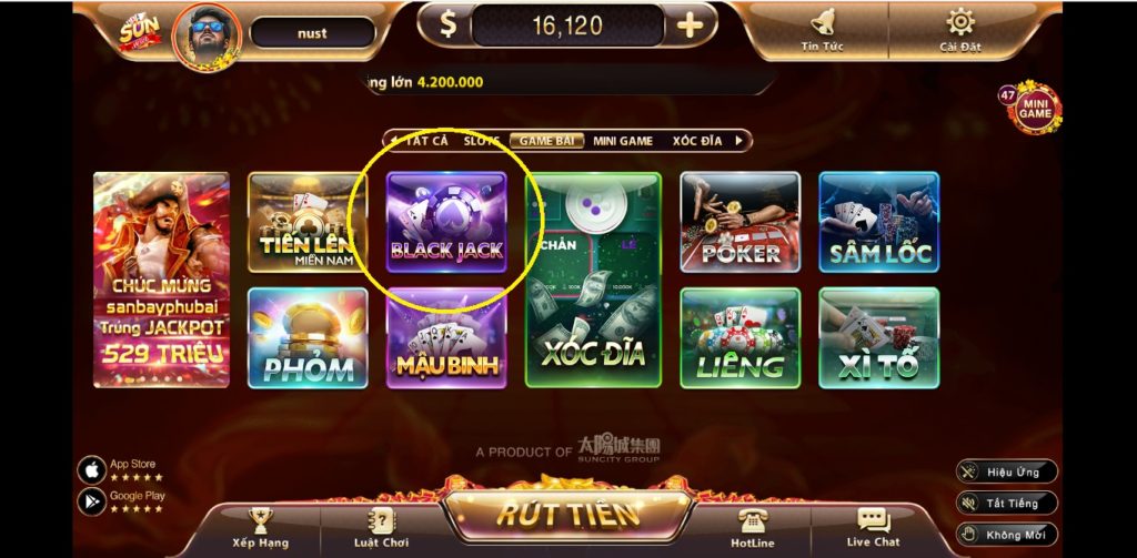 Luật chơi blackjack Sunwin chi tiết